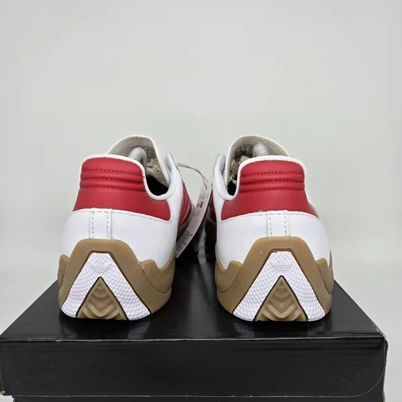 adidas Puig Samba 'White Better Scarlet Gum' Men's Skateboarding Shoes Size 11 - Picture 6 of 8